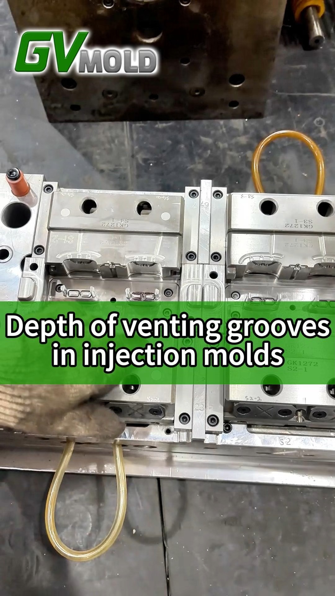 Depth ofventing grooves in injection molds