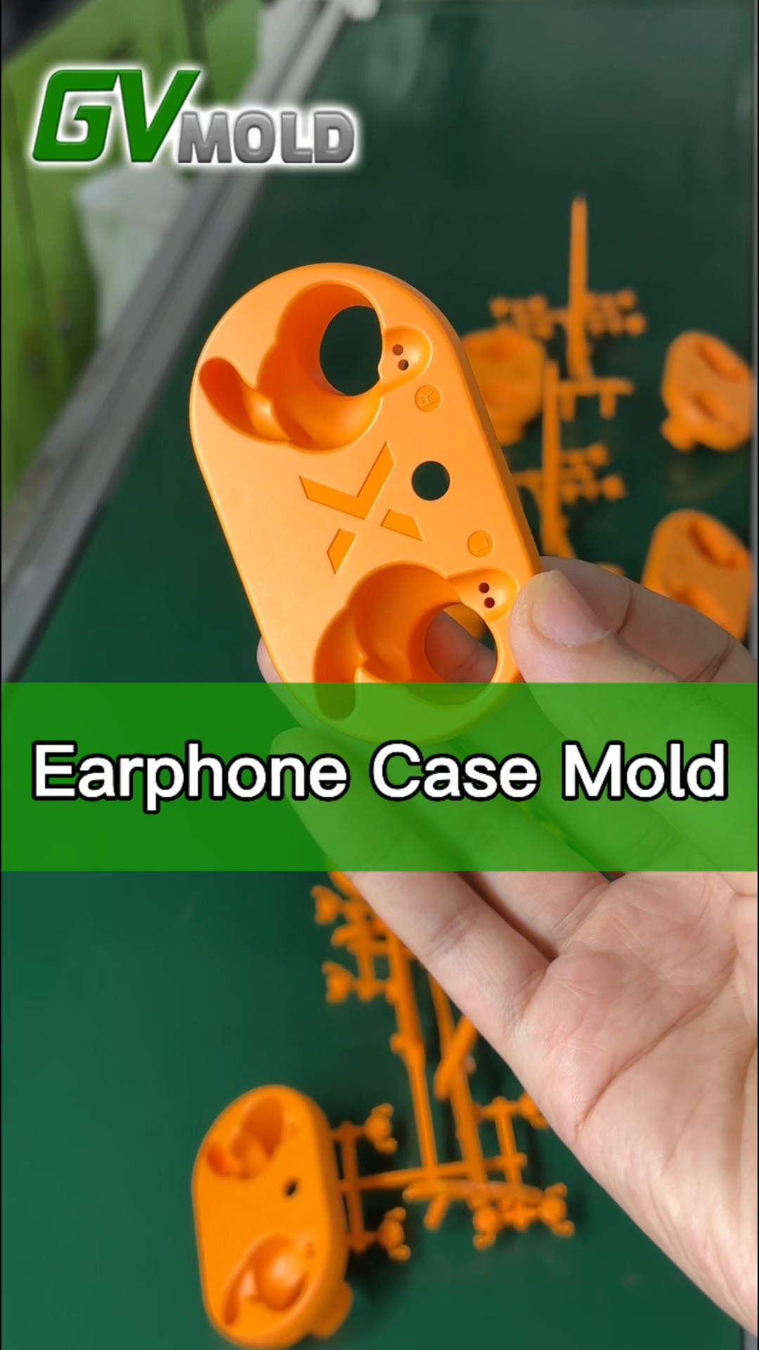 Bluetooth Earphone case  T0 mold trial, very successful 