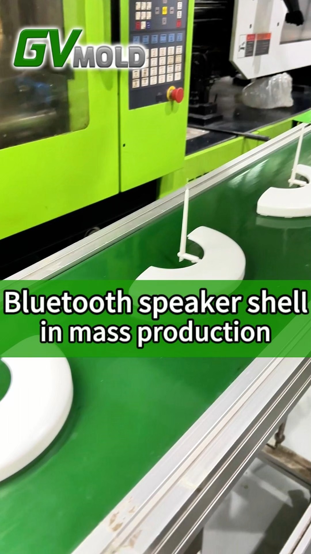 Bluetooth speaker shell in mass production