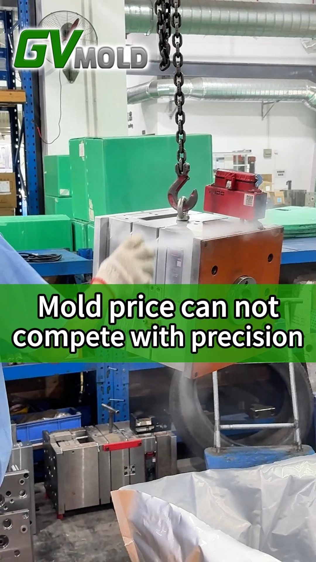 Mold price can not compete with precision