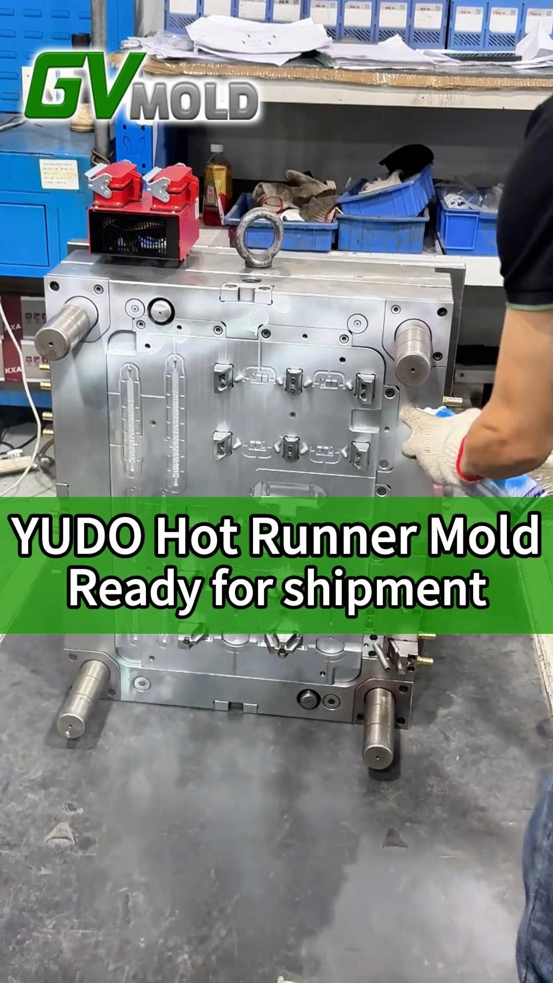 GV MOLD : YUDO Hot Runner Mold Is Ready for Shipment