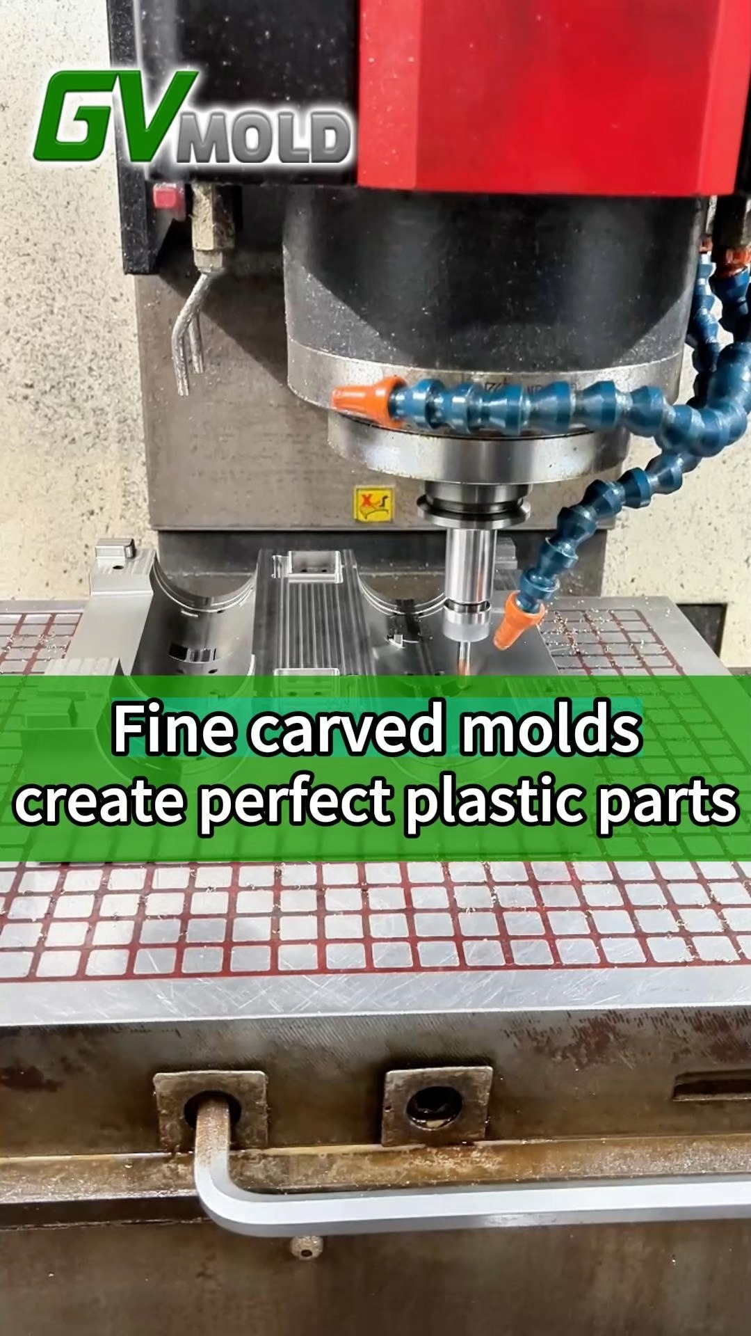 Fine carved molds create perfect plastic parts