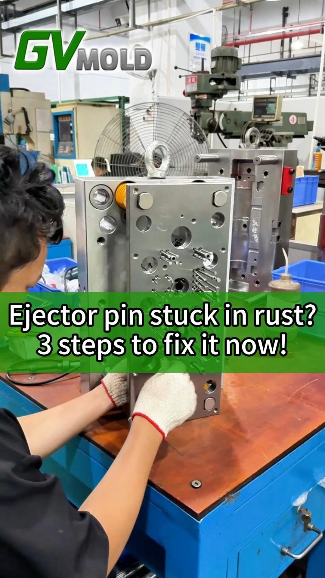 Ejector pin stuck in Rust? 3 Steps to fix it now!