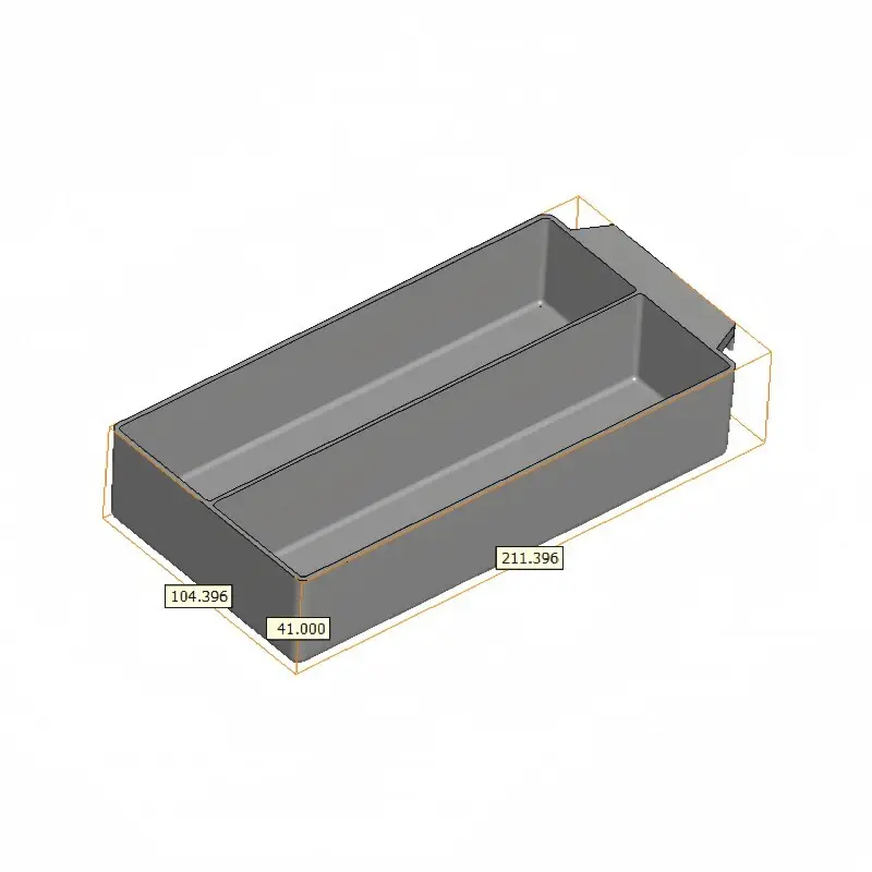 Op maat gemaakte kunststof spuitgieten 226,5*199*105 mm / Setsupply 4