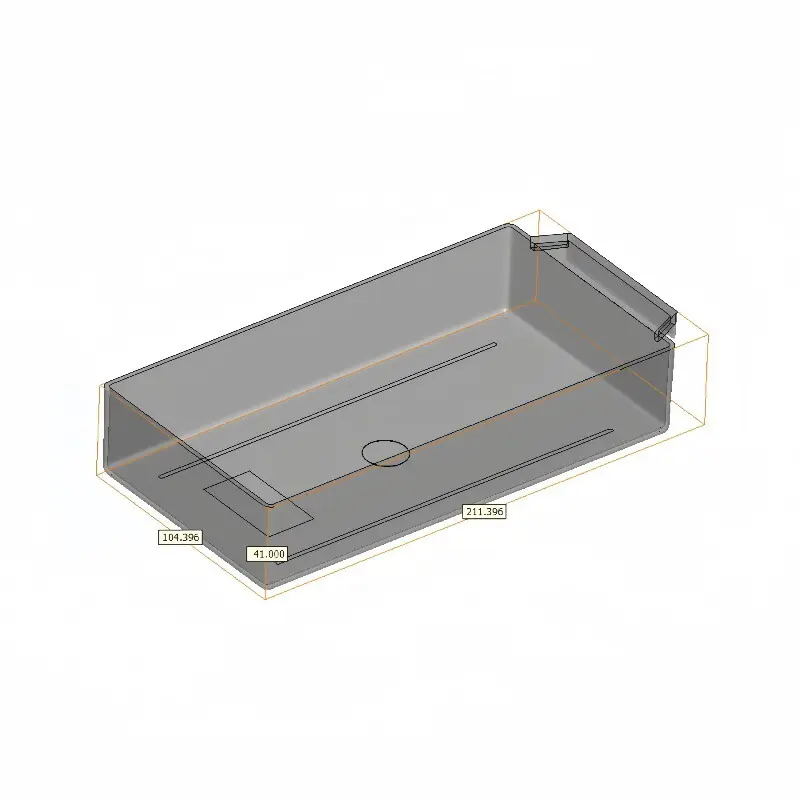Op maat gemaakte kunststof spuitgieten 226,5*199*105 mm / Setsupply 3